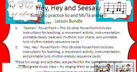 The Sweetest Melody Seesaw